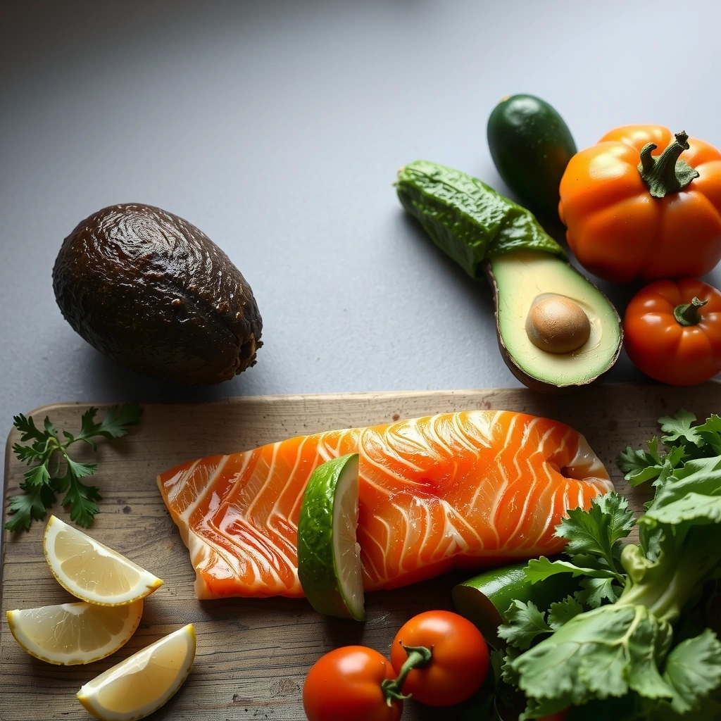 Frische Lebensmittel Auswahl